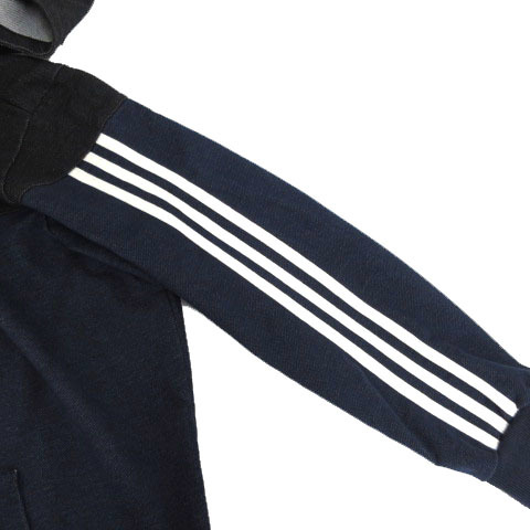  Adidas Neo adidas neo Parker Logo embroidery long sleeve Zip up 3ps.@ line cotton . color scheme bai color navy navy blue black white M