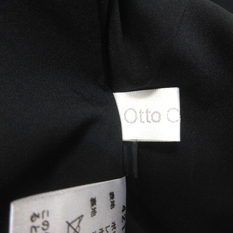 オットー OTTO collection テーラードジャケット シングル 総裏地 11 黒 ブラック /AU ■MO レディース_画像6