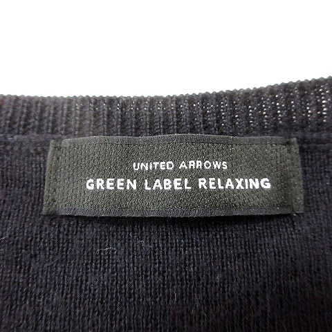 グリーンレーベルリラクシング ユナイテッドアローズ green label relaxing カーディガン ニット 紺 ネイビー /MN レディース_画像5