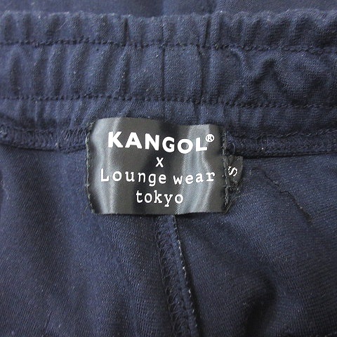  Kangol KANGOL jogger pants S navy blue navy /YI lady's 