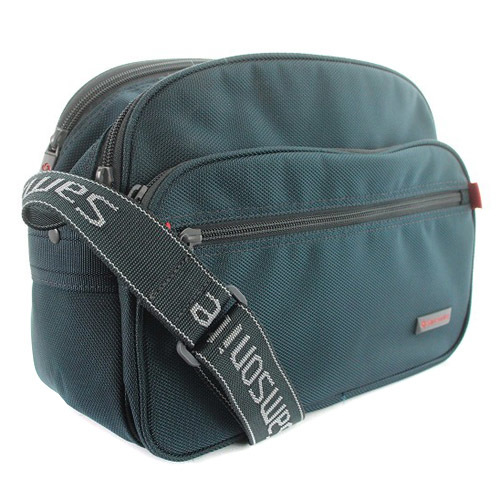 ... Samsonite  наплечная сумка   лого    зеленый   зеленый /SR8  мужской 