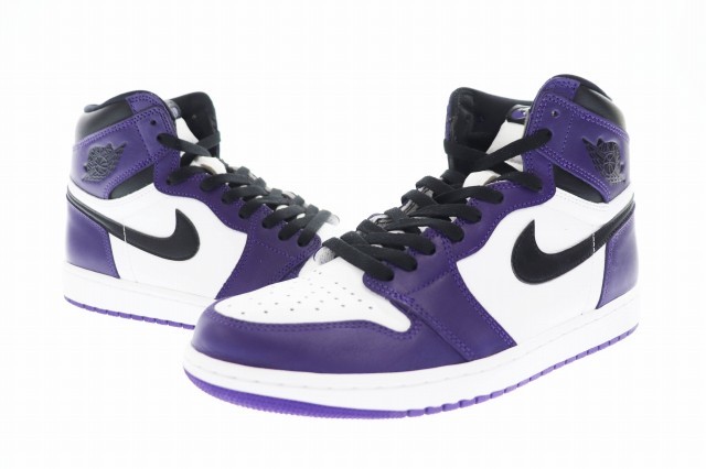 ナイキ NIKE AIR JORDAN 1 RETRO HIGH OG COURT PURPLE エア ジョーダン レトロ ハイ コート パープル 555088-500 28 白 紫 ホワイト パー_画像1