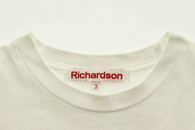 Richardson リチャードソン Anonymous Tee アノニマス Tシャツ 半袖 カットソー ホワイト 3【ブランド古着ベクトル】231013 メンズの画像3