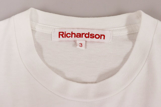Richardson リチャードソン Anonymous Tee アノニマス Tシャツ 半袖 カットソー ホワイト 3【ブランド古着ベクトル】231013 メンズの画像7