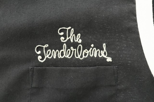 テンダーロイン TENDERLOIN T-BOWL SHT ロゴ 刺繍 ボーリング シャツ 半袖 S 黒 チャコール 231029 メンズ_画像4