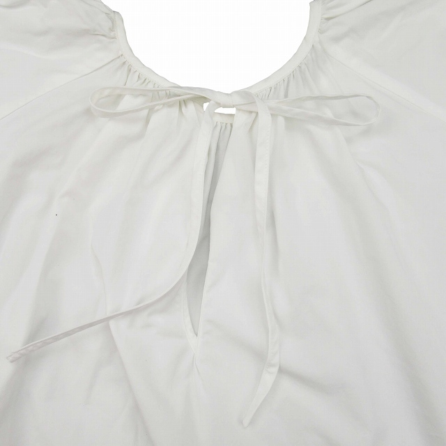 19ss arch The ARCH THEgya The - blouse volume sleeve pull over shirt back ribbon 34 white white / lady's 