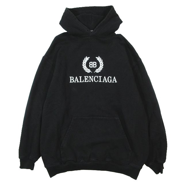 有名なブランド BB BALENCIAGA バレンシアガ 19SS ロゴ レデ メンズ 黒