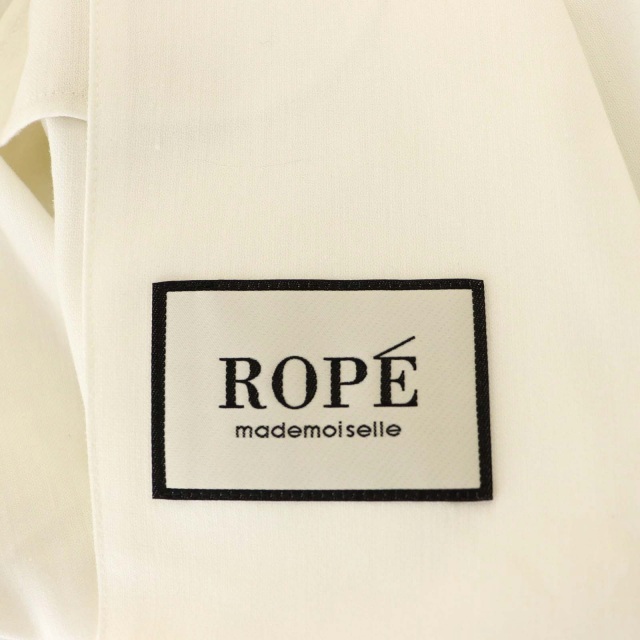  Rope ROPEmado moa zeruMADEMOISELLE хлопок linen over Roo z жакет tailored jacket тонкий 36 белый белый /HS #OSrete