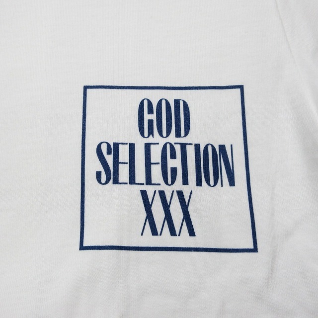 美品 ゴッド セレクション トリプルエックス GOD SELECTION XXX Tシャツ 半袖 ラウンドネック バックプリント カットソー L 白 ホワイト/14の画像5