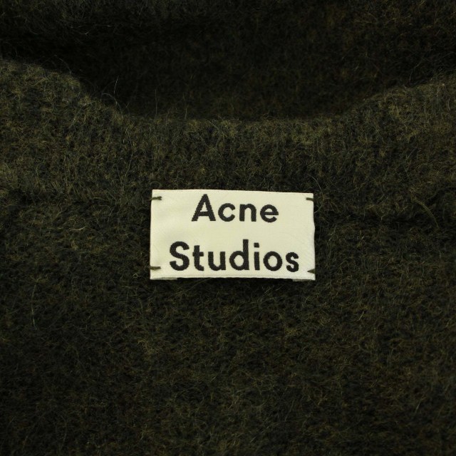 アクネ ストゥディオズ Acne Studios カーディガン ロング モヘア ウール ビックシルエット XXS 緑 グリーン /DK レディース_画像8