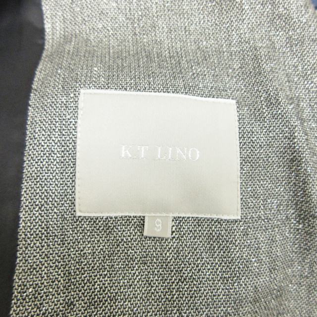 ke- чай ki ширина ta катушка K.T KIYOKO TAKASE LINO tailored jacket блейзер linen. ламе g Ritter серый серия 9 примерно M 1006rete