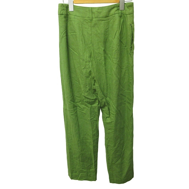 ティティベイト titivate 近年モデル パンツ スラックス リネン混 緑 グリーン系 L 1006 IBO44 レディース_画像2