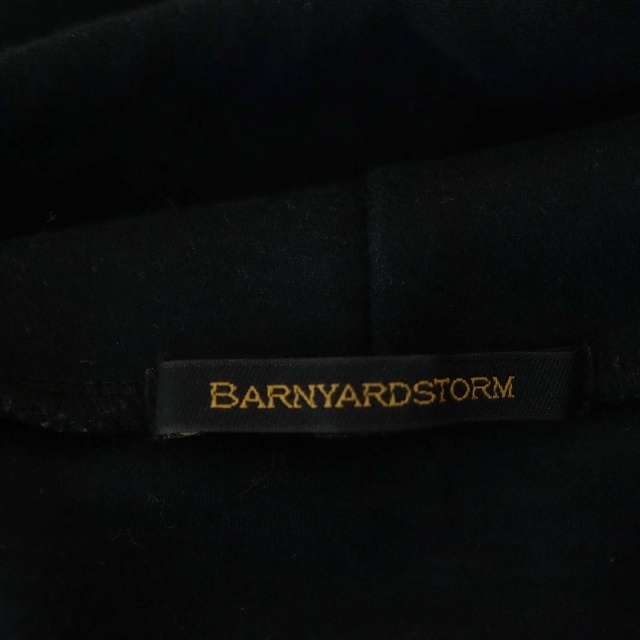 バンヤードストーム BARNYARDSTORM フレンチスリーブ フード カットソー パーカー プルオーバー 1 黒 ブラック /DF ■OS レディース_画像3