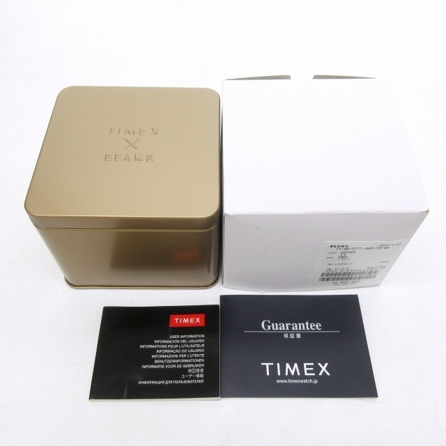 未使用品 タイメックス TIMEX × ビームス BEAMS 別注 コラボ 21AW CAMPER COPPER 腕時計 ウォッチ 11-48-0711-969 稼働品 動作確認済 1009_画像9