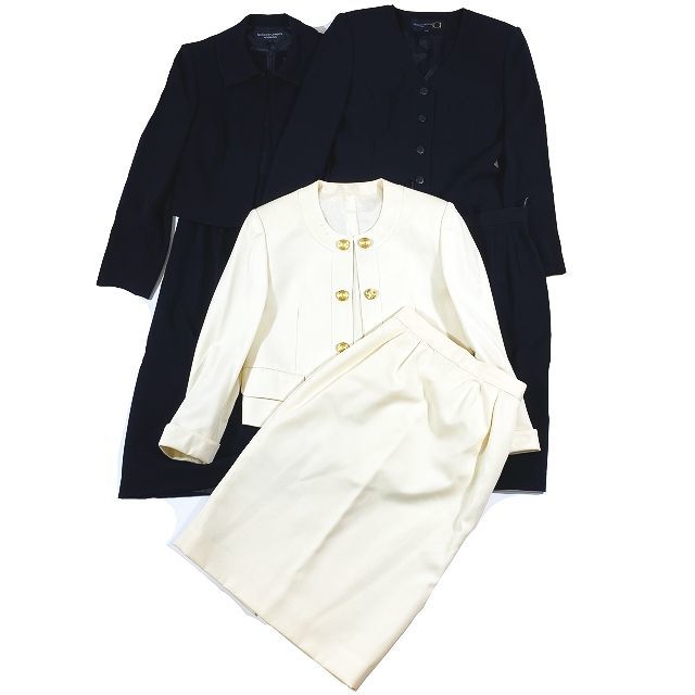 ミチコロンドン MICHIKO LONDON KOSHINO ジョルジュメミ georges memmi 東京スタイル ブラックフォーマル スーツ スカート 3点セット