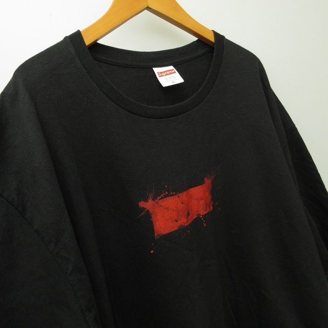 シュプリーム SUPREME 22SS Ralph Steadman BOXロゴ Tシャツ カットソー USA製 半袖 黒 ブラック XL 1010 IBO44 メンズ_画像4