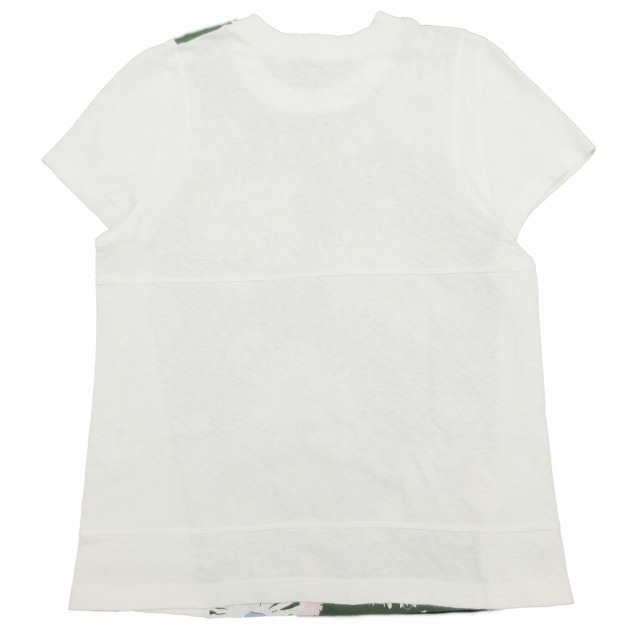 美品 13AW マルニ MARNI ボタニカル フラワー プリント スイッチング Tシャツ 半袖 花柄 切替 クルーネック プルオーバー カットソー 38_画像2