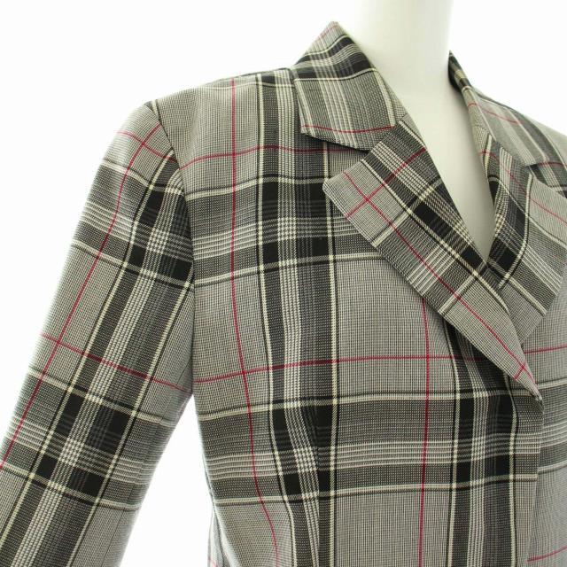 3.1 Philip rim 3.1 phillip lim tailored jacket check side Benz P191-6046WBS total lining 0 XS gray /DK lady's 