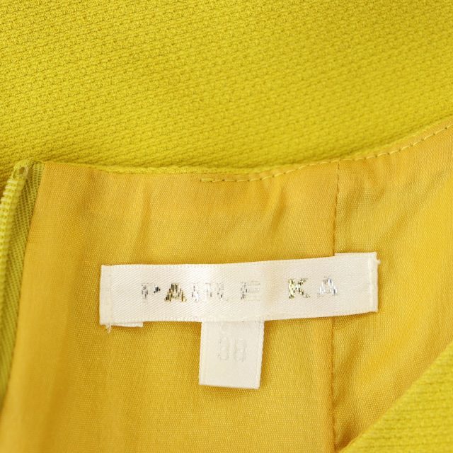  paul (pole) kaPAULE KA двухцветный короткий рукав One-piece колени длина 38 желтый темно-синий желтый темно-синий /HK #OS женский 