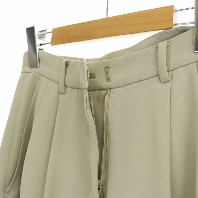 klaneCLANE Basic tuck pants tapered pants 0 gray /DF #OS lady's 