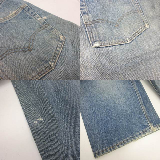 リーバイス Levi's 501 71年 72年 デニム 刻印16 ビッグE インディゴ 実寸W30/L28 STK メンズ_画像8