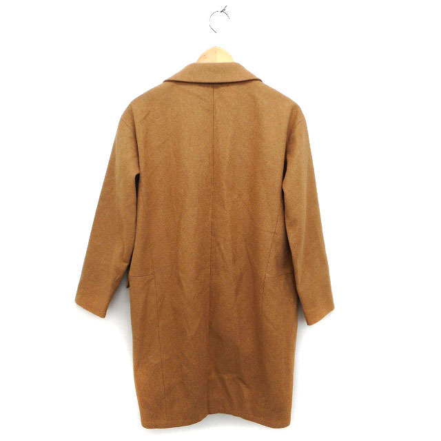  Kei Be efKBF Urban Research Пальто Честерфилд внешний длинный Drop плечо ONE Camel /NT16 женский 