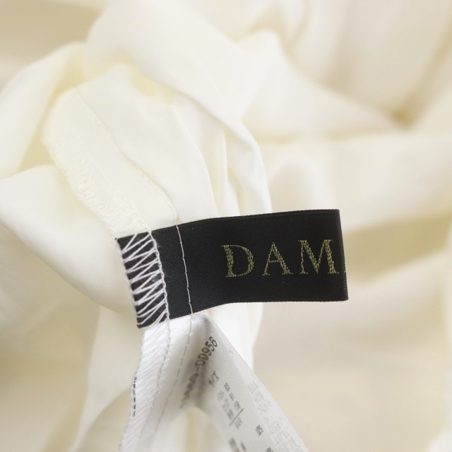 ダーマコレクション dama collection ニットレースワンピース ロング 半袖 9 白 ホワイト /HK ■OS レディース_画像3