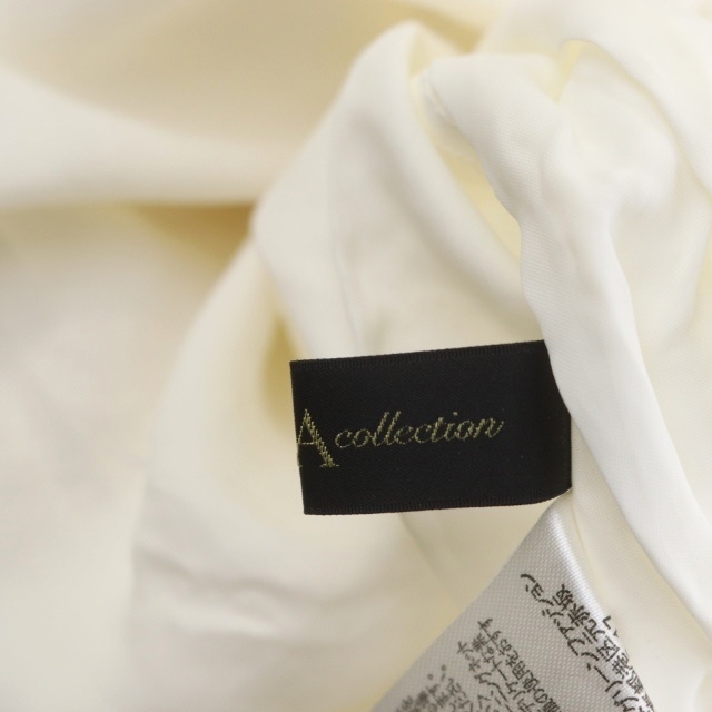 ダーマコレクション dama collection ニットレースワンピース ロング 半袖 9 白 ホワイト /HK ■OS レディース_画像4