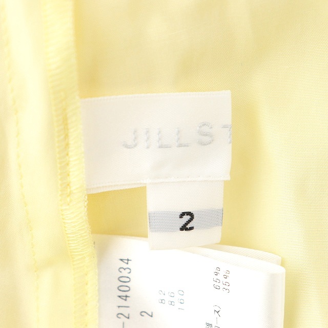 ジルスチュアート JILL STUART 22SS LONG VOLUME DRESS ワンピース ロング 長袖 2 黄 イエロー /HK ■OS レディース_画像3
