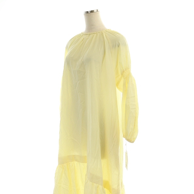  Jill Stuart JILL STUART 22SS LONG VOLUME DRESS One-piece длинный длинный рукав 2 желтый желтый /HK #OS женский 