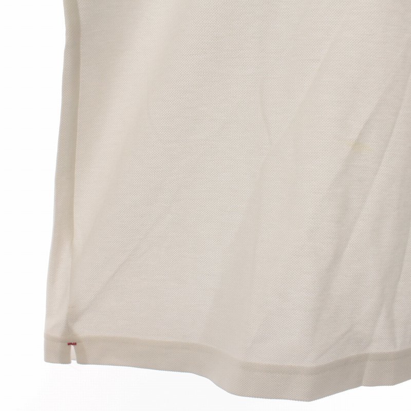 アダバット adabat ポロシャツ 半袖 刺繍 白 ホワイト /IR ■GY01 メンズ_画像6