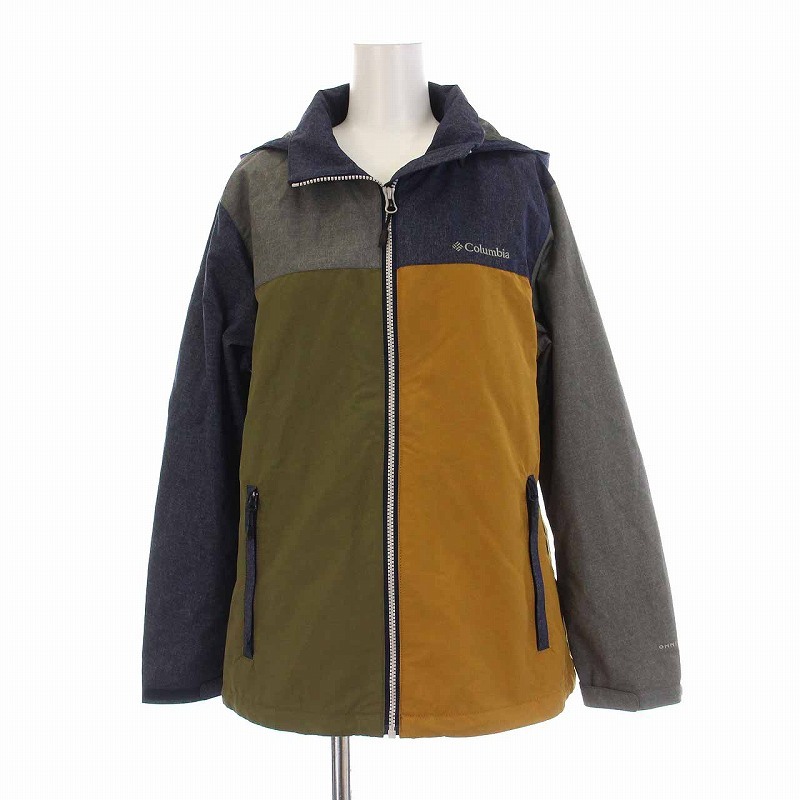 コロンビア LAKE POWELL WOMEN'S JACKET レイクパウエル ウィメンズジャケット マウンテンパーカー M カーキ 紺 グレー茶 PL3137の画像1