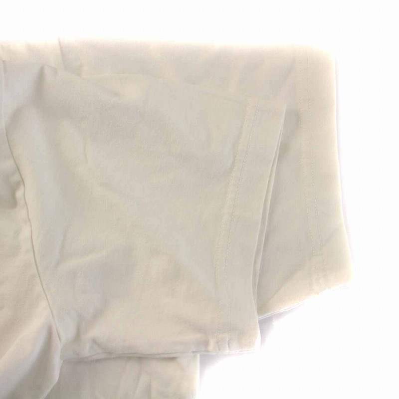 デンハム DENHAM basic tee Tシャツ カットソー 半袖 コットン 36 S 白 ホワイト /YM ■MC メンズの画像7