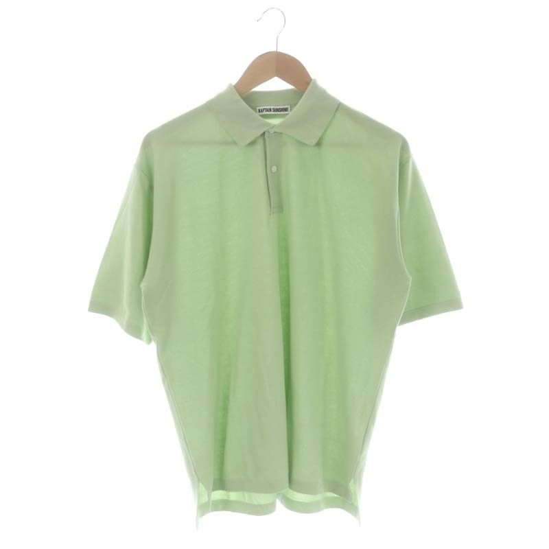 キャプテン サンシャイン KAPTAIN SUNSHINE 23SS Knit Polo Shirt ポロシャツ 半袖 38 緑 グリーン /MF ■OS ■AD メンズ