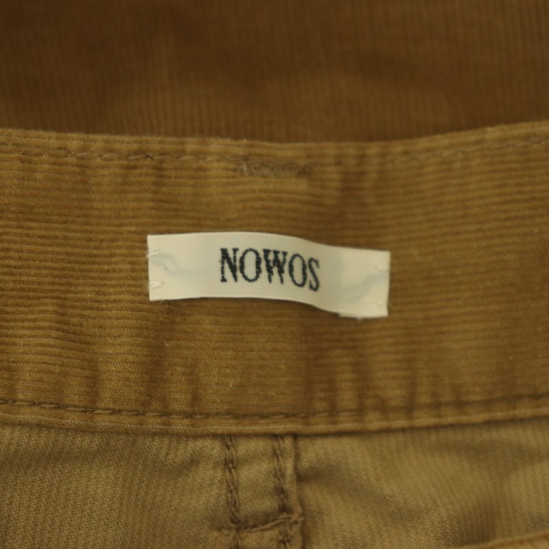 no-wosNOWOS corduroy pants strut S Camel /DF #OS lady's 