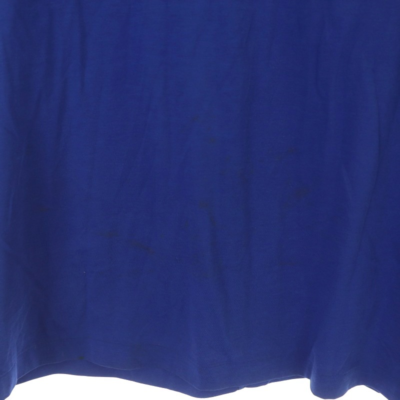 マカフィー MACPHEE トゥモローランド コットン Tシャツ カットソー フレンチスリーブ 無地 1 青 ブルー /NR ■OS レディース_画像6