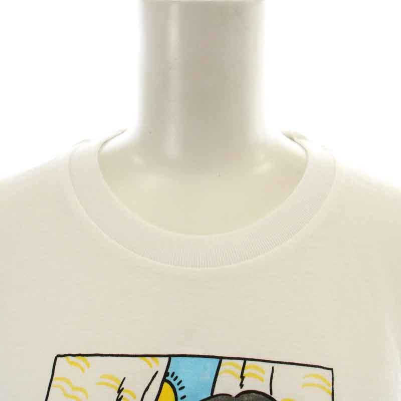  Beams BEAMS...... charity T-shirt cut and sewn short sleeves crew neck print S white white multicolor /NW1