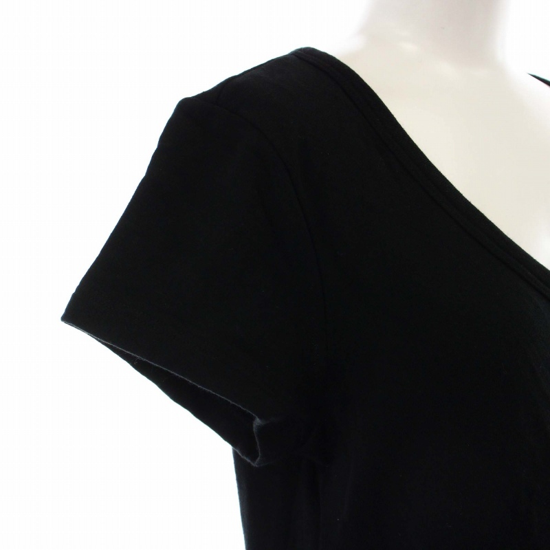  Agnes B agnes b. b.forever! tunic short sleeves plain T2 M black black /TR7 lady's 
