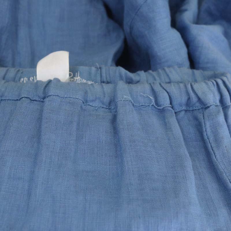 si-pi-sheizCP SHADES Ron Herman special order Lily Linen skirt flair linen long XS light blue /HS #OS lady's 