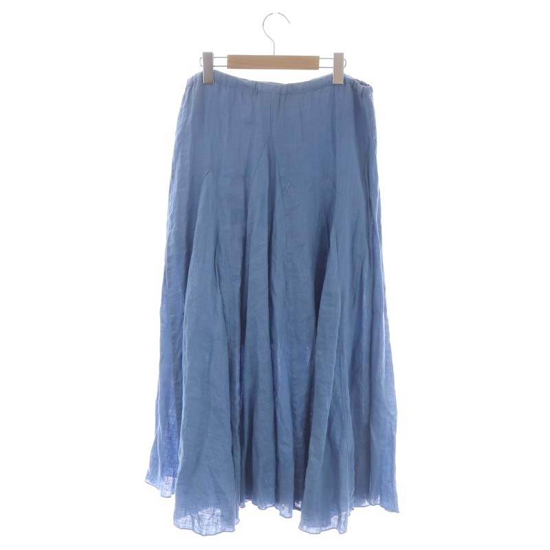 si-pi-sheizCP SHADES Ron Herman special order Lily Linen skirt flair linen long XS light blue /HS #OS lady's 