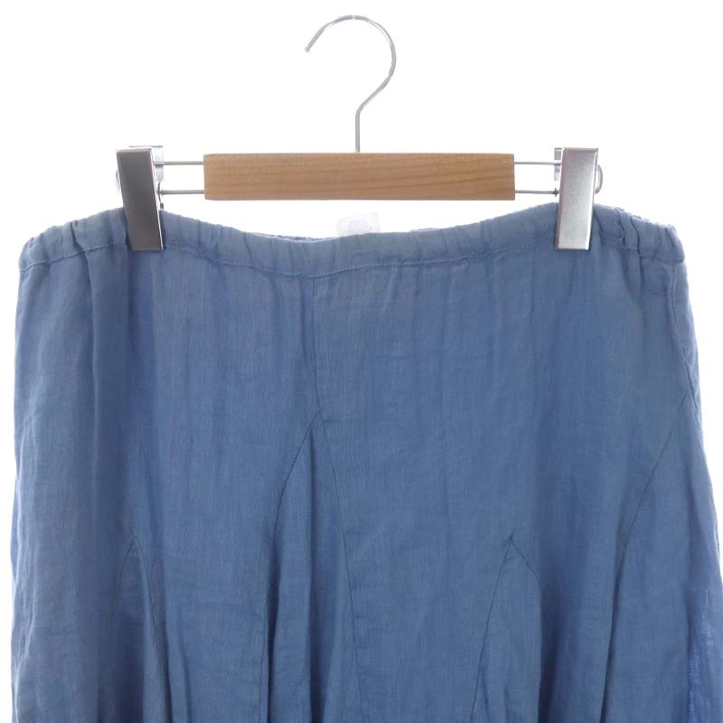 si-pi-sheizCP SHADES Ron Herman special order Lily Linen skirt flair linen long XS light blue /HS #OS lady's 