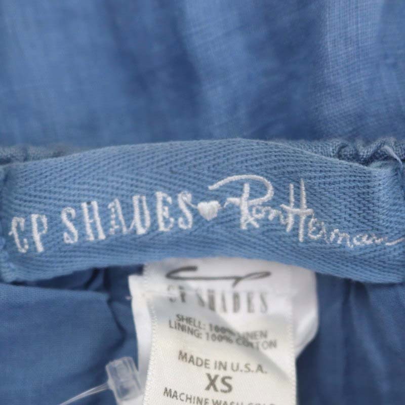 si-pi-sheizCP SHADES Ron Herman special order Lily Linen skirt flair linen long XS light blue /HS #OS lady's 