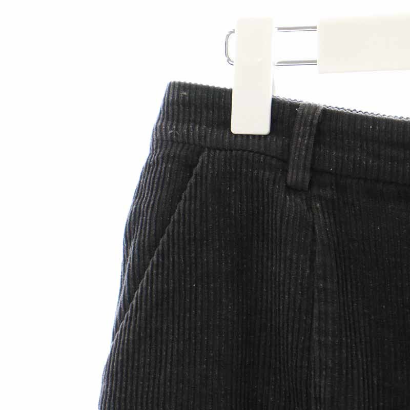 エヴァムエヴァ evam eva コーデュロイ クロップド パンツ corduroy cropped pants ロング 2 M カーキ E183T185 /YI25 レディース_画像4