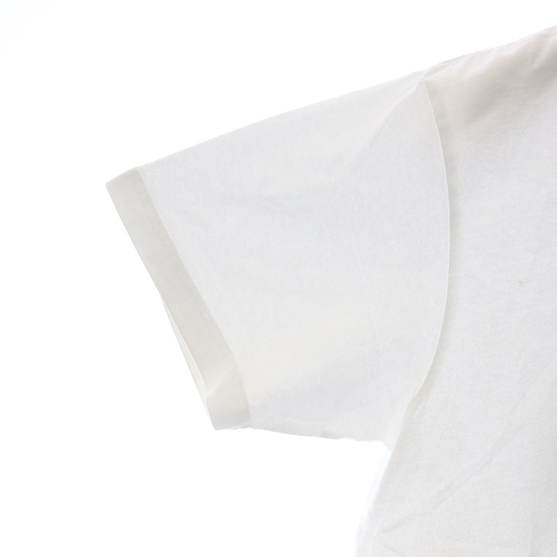 ウェイステッドユース Wasted youth ユニオン Tシャツ カットソー クルーネック プルオーバー 半袖 プリント L 白 ホワイト 黒 /SI42_画像5