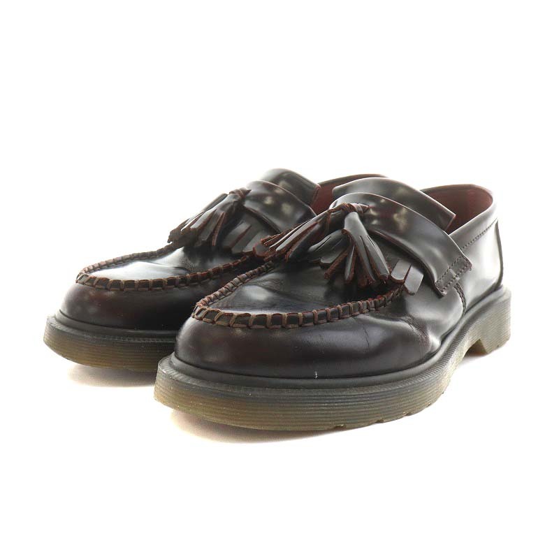 ドクターマーチン DR.MARTENS ADRIAN エイドリアン ローファー タッセル レザー UK6 25.0cm 茶 ブラウン /AN6 ●D メンズ