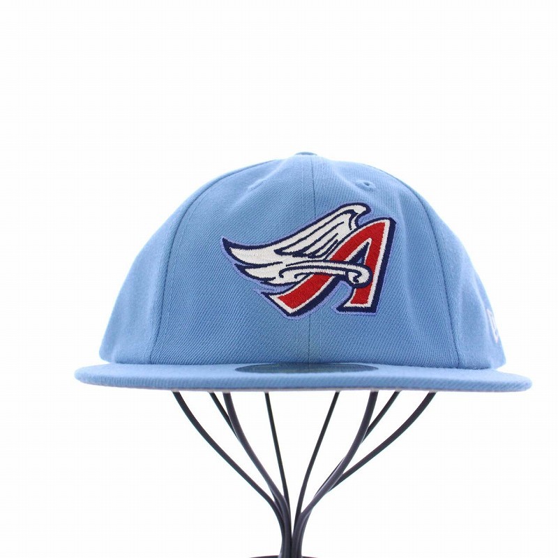 ニューエラ NEW ERA 19TWENTY Los Angeles Angels Patch Hat ベースボールキャップ 野球帽 7.5 59.6cm 青 ブルー /KH メンズ_画像2