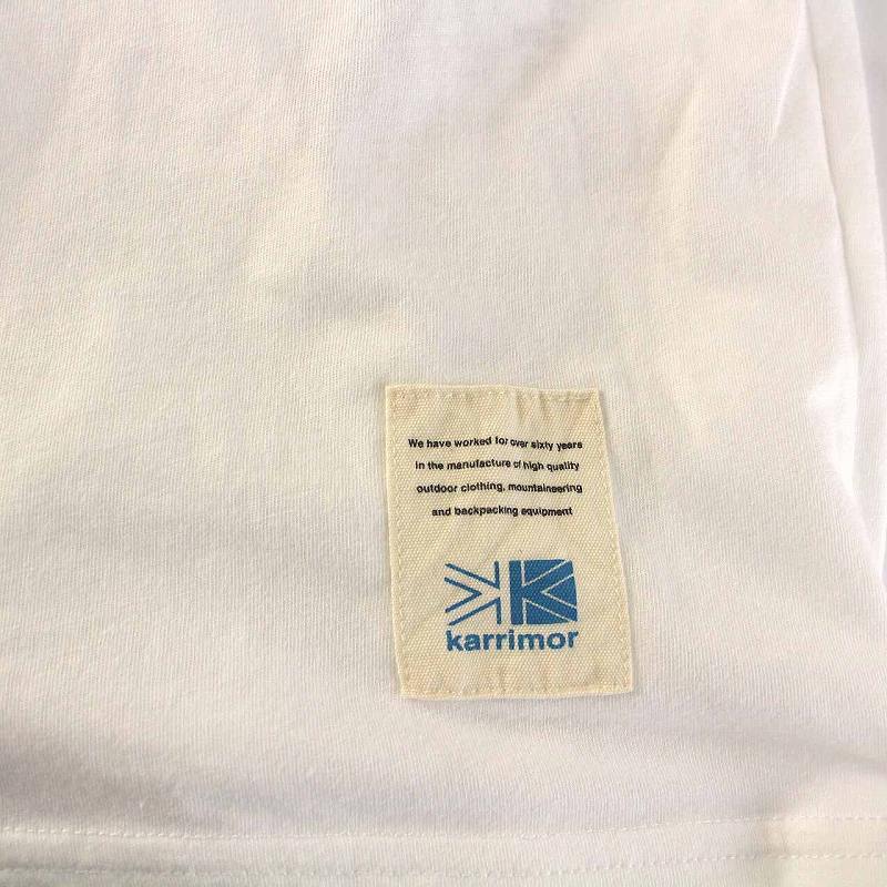 カリマー karrimor Tシャツ カットソー プリント クルーネック 半袖 XL 白 ホワイト /YM メンズ_画像5
