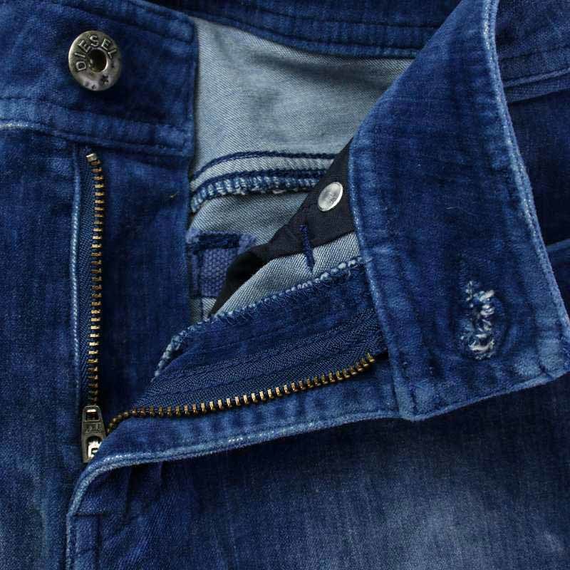  дизель DIESEL конические брюки Denim способ велюр woshu обработка 23 XS синий голубой /AT4 женский 