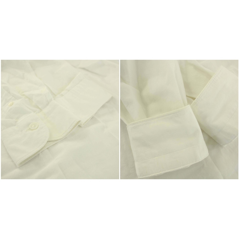 コモリ COMOLI 20SS コモリシャツ ワイシャツ R01-02001 長袖 1 S 白 ホワイト /DK メンズ_画像9