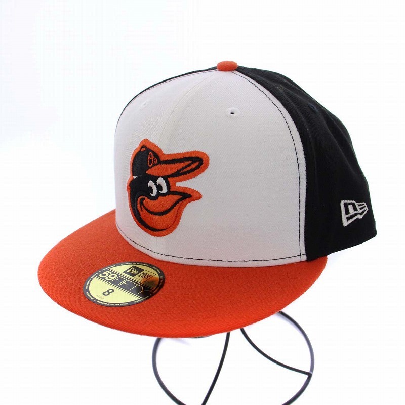 ニューエラ NEW ERA 59FIFTY MLBオンフィールド ボルティモア・オリオールズ ホーム ベースボールキャップ 野球帽 8 63.5cm_画像1